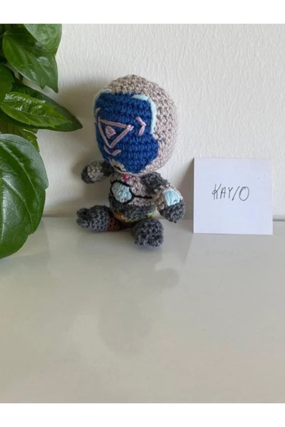 SLECrochet El Yapımı Valorant KAY/O Amigurumi Oyuncak – Karakter Figür – Valo...