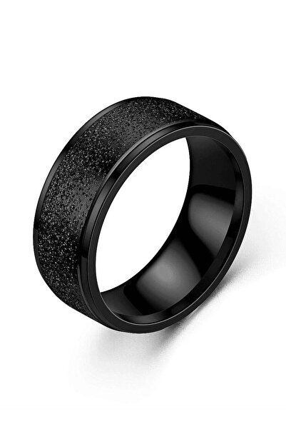 ROMAD Titanium Steel Matte Ring – 8MM Durable Unisex Ring, Comfort Fit, Scratch-Resistant, Fashion