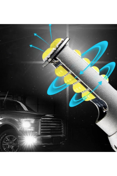 Ruan Set de 2 becuri LED auto H7 temperatură 6000k putere 90W 8500LM fără ventilator