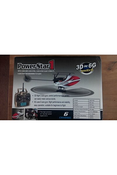 WL TOYS WLtoys V966 Power Star 1 RC Helicopter (3D, 6ch, Flybarless)