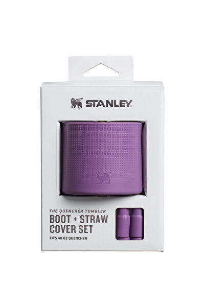 Stanley Quencher Orijinal 1,18 Litre (40 oz) Termos ile Uyumlu Koruma Seti (Taban Kılıfı + Pipet Kapağı)