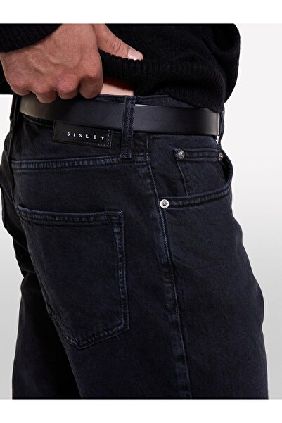 Sisley Men's Cotton Blend 5-Pocket Low Rise Denim Pants 324A4Tlase023-Sis812