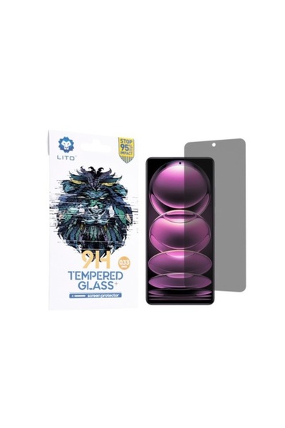 Lito Glass Privacy Tempered Glass Screen Protector for Xiaomi Redmi Note 12 Pro / 12 Pro+