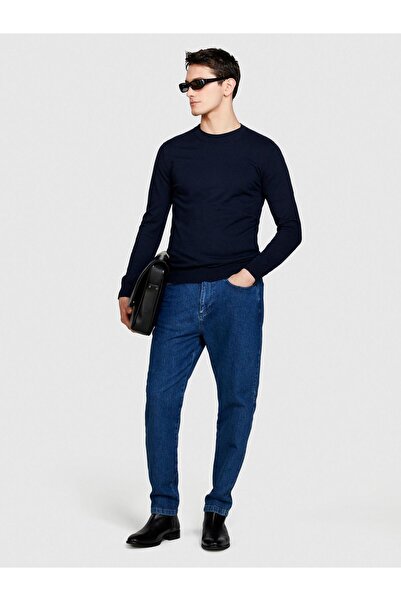 Sisley Men's Cotton Blend Crew Neck Sweatshirt 324P10F2S1C78-Sis06U