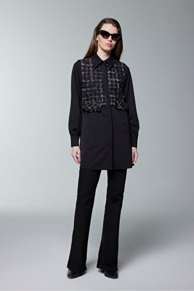 Zühre Tweed Patterned Tunic