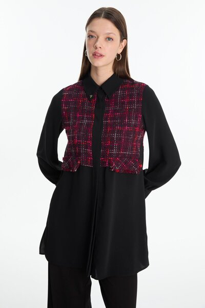 Zühre Tweed Patterned Tunic