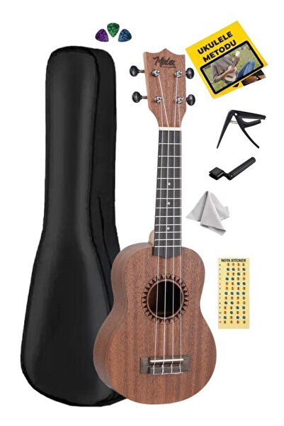 Midex Spa-251 Mahogany Wood Quality Soprano Ukulele Set