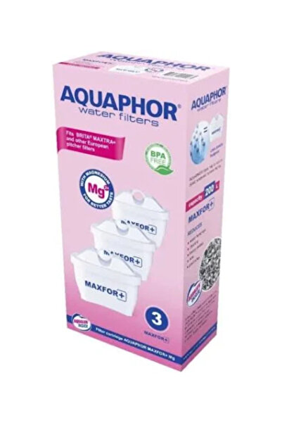 Aquaphor Maxfor+ Magnesium Water Filter Cartridge 3-Pack