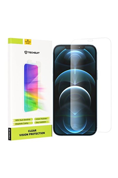 OEM Protector de ecran pentru iPhone 12 Pro Max, Techsuit Clear Vision Glass,...
