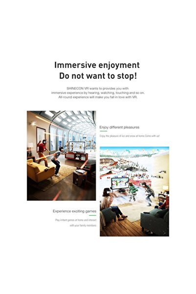 BiXXBi Căști VR/3D pentru telefoane mobile (iOS/Android) 4,5–6,7" cu căști Bluetooth și controler