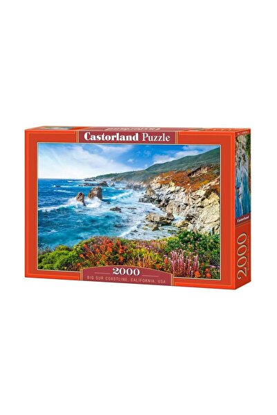 Castorland Пъзел 2000 части Крайбрежна линия Биг Сур, Калифорния, САЩ 200856