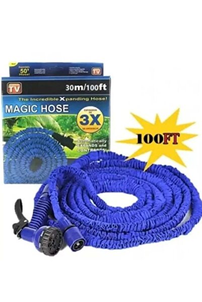 Generic Waves Digital Expandable Garden Hose Blue