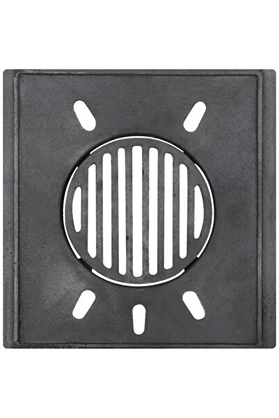 Evotools Firebox with Round Cast Iron Grate for Stove - Firebox length 335 mm...