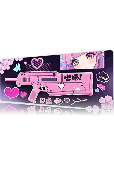 urzuva Kawaii Blaster 70X30 3MM Kalınlık Premium Gaming oyuncu mousepad, Anti...