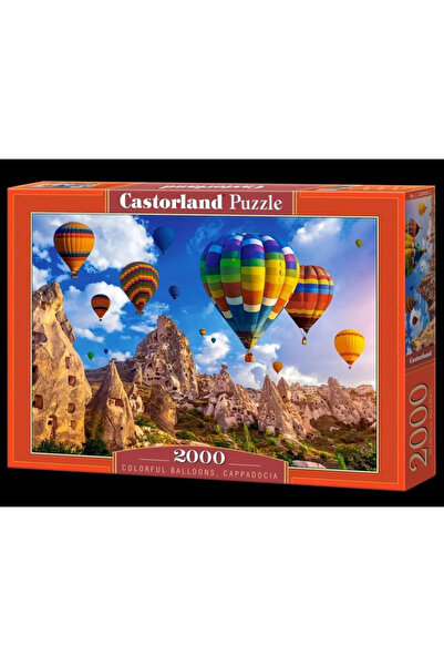 Castorland Пъзел 2000 части Цветни балони, Кападокия 200900