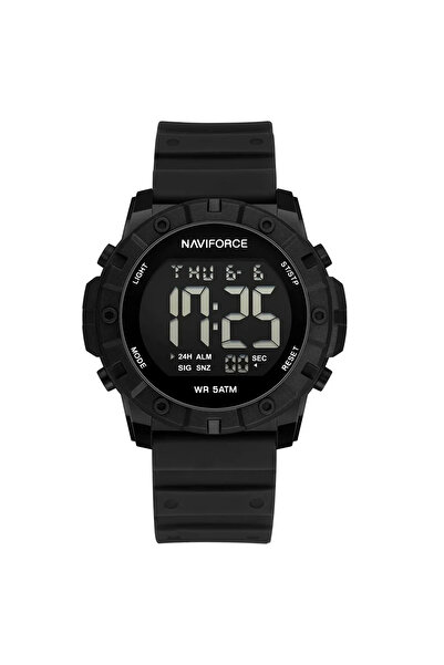Naviforce Ceas bărbătesc 7110 negru – design militar, funcții multiple, alarm...