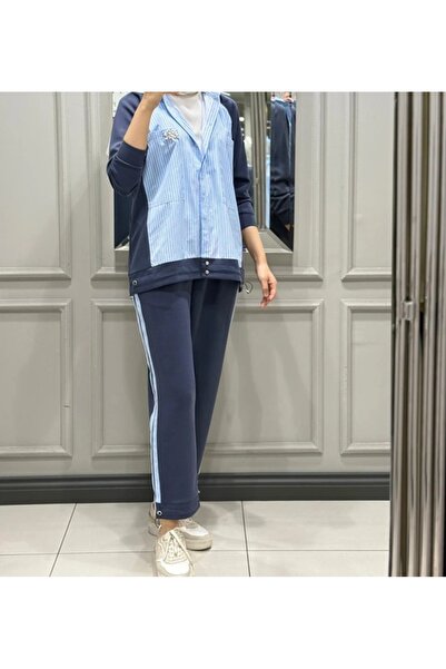 Tığ Triko طقم بنطلون تيك-تريكو من قماش البوبيلين-3065