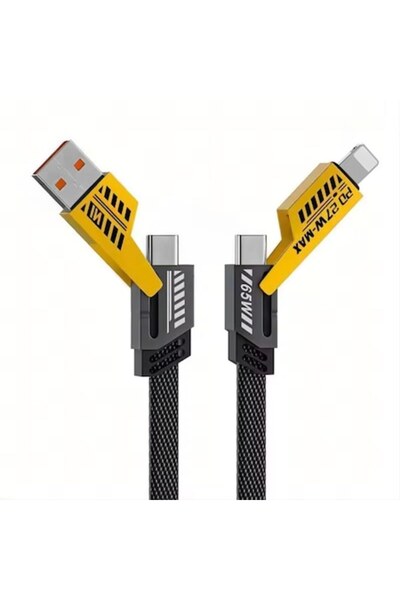 Stone Cablu incarcare Stone® 4in1, 65W, 1.2m, negru