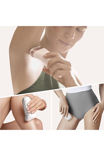 Braun Epilator Silk-épil 9 SkinSpa, 9720, White/Pink