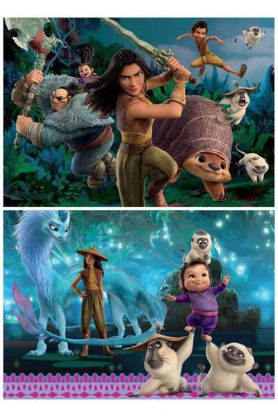 EDUCA Puzzle 2x100 pieces Raya & The Last Dragon 18883