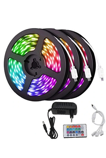 LILY Rgb Led Strip Kit 15 Meters 3x5 Meters 5050 with Remote Control