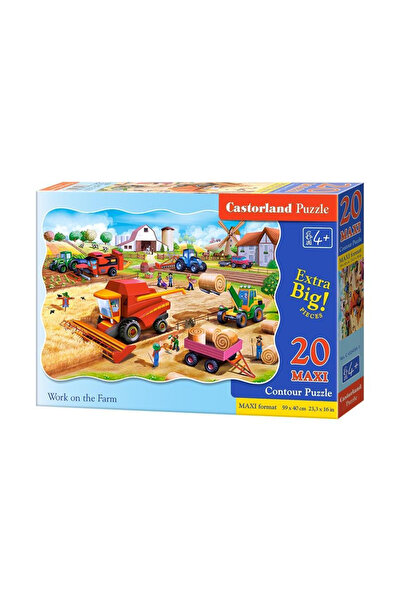 Castorland Пъзел 20 части MAXI Селскостопанска работа 2436