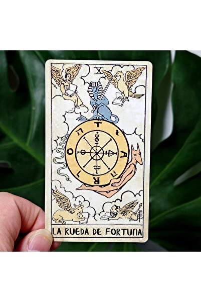 Choice Vintage Tarot Deck 10.3*6cm Spanish Edition 78 Pcs Tarot Cards Based on Rider Waite System Espanol