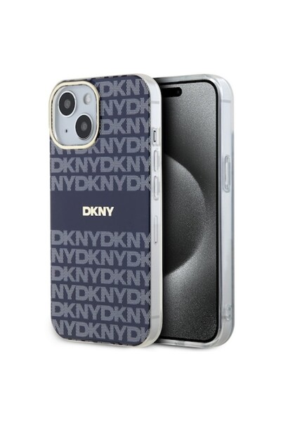 Dkny iPhone 15 Case L98, Polycarbonate, Blue