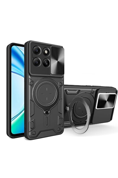 Velo Carcasă compatibilă cu Honor X5b, Precision Shell (P128), Negru intens