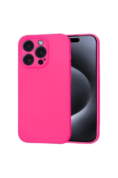 Techsuit Carcasă SoftFlex pentru iPhone 15 Pro - Roz aprins