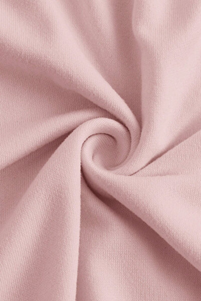 Tarz Cool Kadın Likralı Drapeli Uzun İspanyol Kollu Crop Bluz