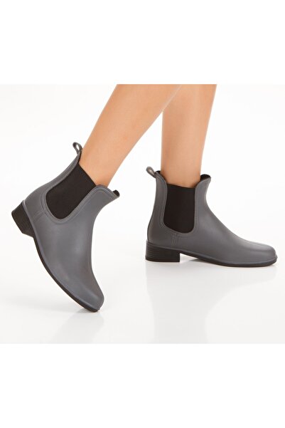 MioMia Mio Mia Kadın Gri Günlük Yağmur Botu