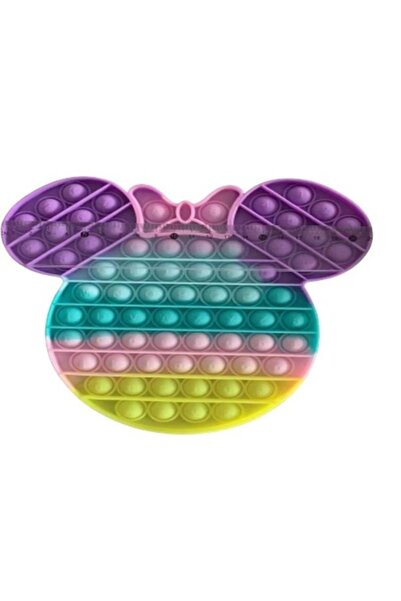 Juls Pop It Now and Flip It Silicone Stress Toy - Minnie Mouse, Multicolor