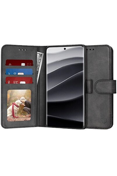 Soho Mobile Husă pentru Xiaomi Redmi Note 14 Pro+ (Z44), piele, neagră