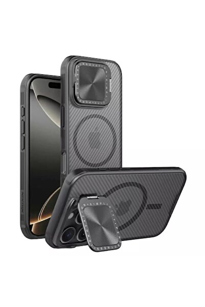 Velo Carcasă Precision Shell pentru iPhone 16 Pro (W740) - Negru transparent