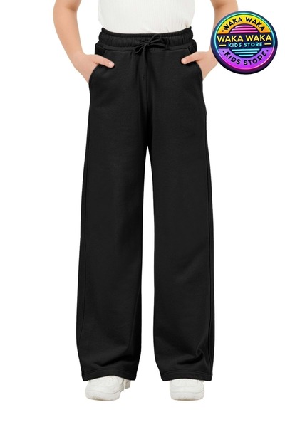 ww waka waka kids store Дънки с широки крачоли за момичета – свободна кройка,...