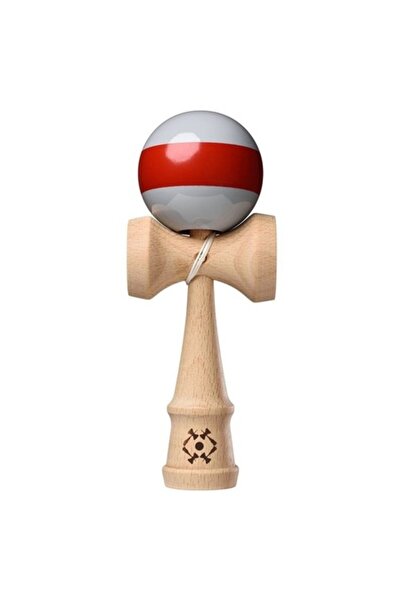 Juls Kendama USA Tribute TRB104 Single Stripe Gri Rosu