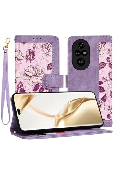 Petite Tuds Θήκη υψηλής προστασίας για Honor 200 Pro, B27, συνθετικό δέρμα, μ...