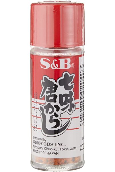 Toughpower مسحوق الفلفل الحار المتنوع بسبعة توابل من إس آند بي شيشيمي توغاراشي، 130 غرام