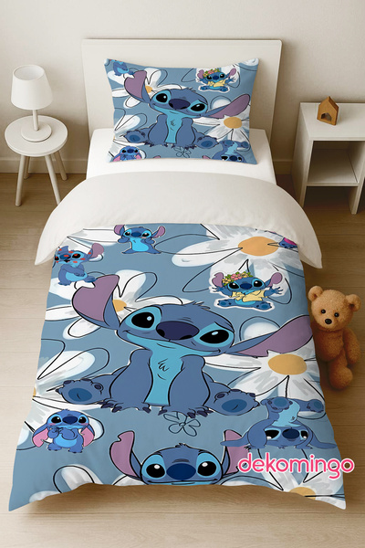 dekomingo PAPATYA STİTCH ÇOCUK ODASI NEVRESİM TAKIMI ( ÇARŞAFSIZ )