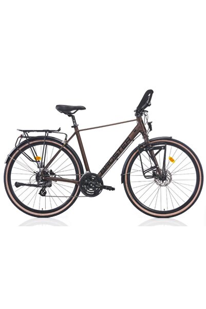 BROSTER On'line 2.0 Tur Bisikleti 54 Cm 24 Vites Metalik Kahverengi