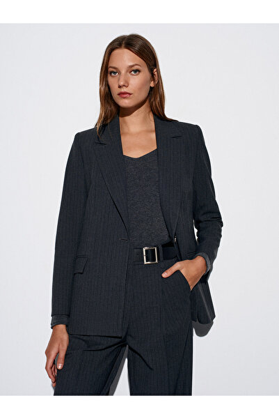 Dilvin 60775 Blazer Jacket-Anthracite