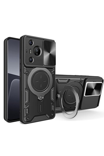 Techsuit Carcasă pentru Huawei Pura 70 CamGuard Pro L77 din oțel inoxidabil, ...