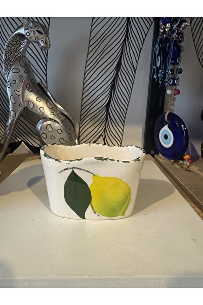 Atak Hediyelik Seramik limon desenli point süngerlik