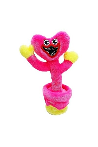 Juls Jucărie Huggy Wuggy pentru copii – imită, cântă și dansează (roz)