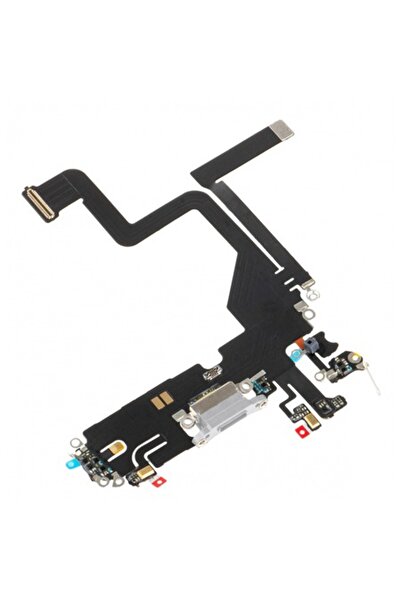 AXIO Panglică conector încărcare - Microfon pentru Apple iPhone 14 Pro, Grip Pro, R76, Argintiu