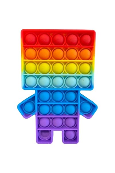 Juls Silicone stress-relief toy Pop It Now and Flip It, Robot, Multicolor, Mo...