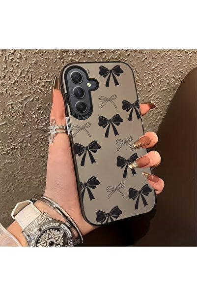 Caseji Samsung Galaxy A17 Uyumlu Kurdale Fiyonk Lüx Telefon Kılıfı MK01A