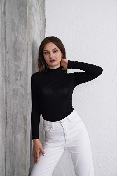 meymers Women's Viscos Long Sleeve Half Fisherman Lycra Combed Cotton Badi