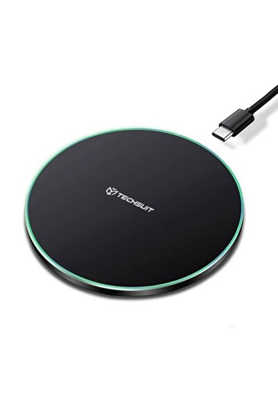 Techsuit Încărcător wireless 15W, Premium, R36, silicon, negru